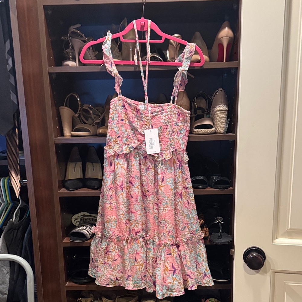 Fate Pink Floral Kids Dress